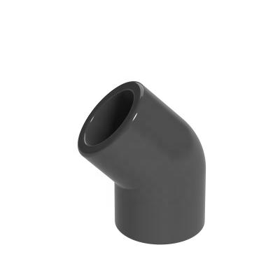 Cina Industrial Pressure PVC UPVC For Water Supply PN16 Pipes Fittings 45 Deg Elbow in vendita
