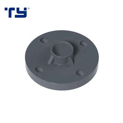Cina PN16 high pressure PVC Industrial Water supply blind socket weld flange in vendita