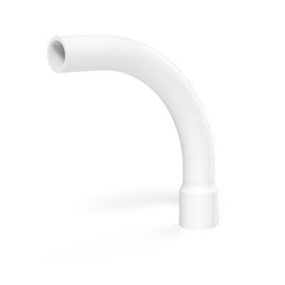 Cina SCH 40 UPVC plastic 90 degree ell long sweep bend fitting in vendita