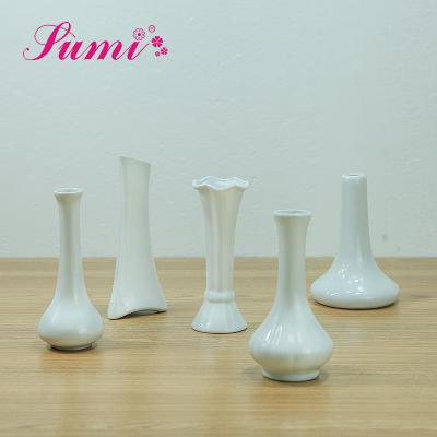 China Modern Wholesale Good Quality White Ceramic Flower Vase for sale