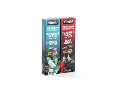 China Personalized Logo Cannabis Box Packaging Carton Mini Vape CMYK Printing 30ml for sale