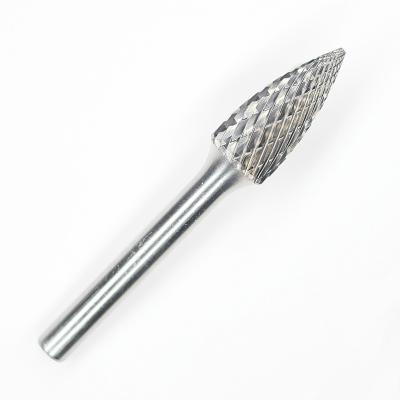Cina SG-2 Tree Point End Double Cut Carbide Burr 1/4