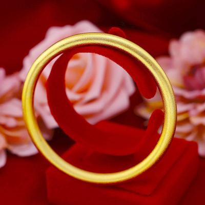 China FASHIONABLE women's bracelet Vietnam gold sand gold color bracelet does not fade for a long time, solid bracelet jewelry for sale