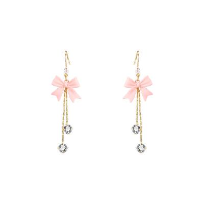 China High-end generous women's fashion trend earrings tassel bowknot earrings FASHIONABLE temperament earrings for sale