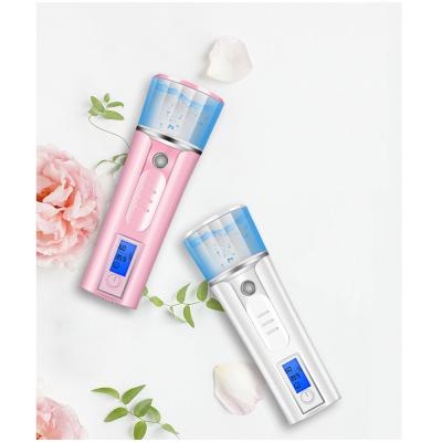 China Pore Shrinking Nanometer Portable Water Spray Hydrating Instrument Refilling Sprayer With Charger Spray Water Replenishment for sale