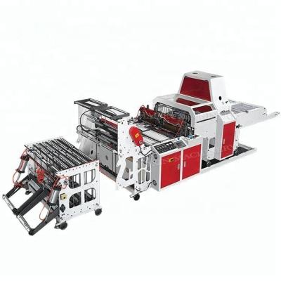 China High Speed Double Lines T Shirt Hotels Plastic Bag Making Machine Price for sale