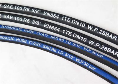 Chine Tuyau hydraulique à hautes températures de SAE R6 8mm à vendre