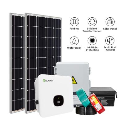 China Home Panel Solarenergie-Panel-Kit Komplett-Set 6KW ODM zu verkaufen