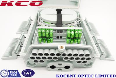 China Base de encargo FTTH FTTA GPON del puerto 24 de la caja de distribución de la fibra óptica del color 24 en venta