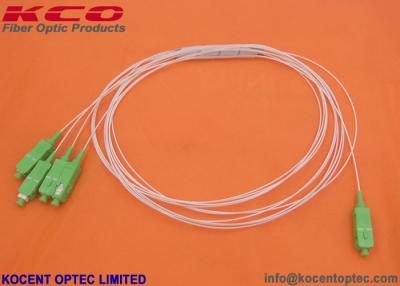 Κίνα Υψηλό PLC 0.9mm 1.0m 1.5m 2.0m LSZH SC/APC 1x4 θραυστών οπτικών ινών Blockless σταθερότητας προς πώληση