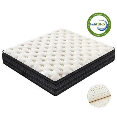 China Durable Night Sleep Comfort 3D Mesh Spacer Natural Latex 5 Zone Pocket Box Spring for sale