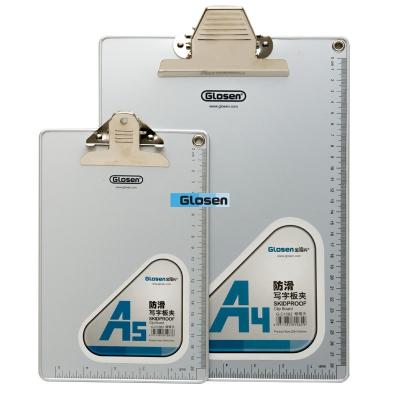 China Aluminium Edging Silver Personalize Plastic Clip Board Smooth for sale