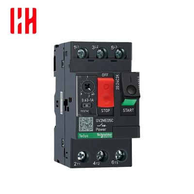 China New and original motor circuit breaker from Schneiders, TeSys Deca, 3P, 0.63-1.0A, thermal magnetic circuit breaker GV2ME05C from GV2ME05C GV2ME05 for sale