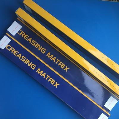 China Material de corte gráfico em die branco plástico GRZ0.5x1.4mm PVC matriz de esboço precisa à venda