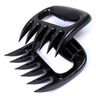 China Custom Plastic Easily Cleaned Kitchen Accessories Tool BBQ Bear Meat Shredder Meat Claws for sale