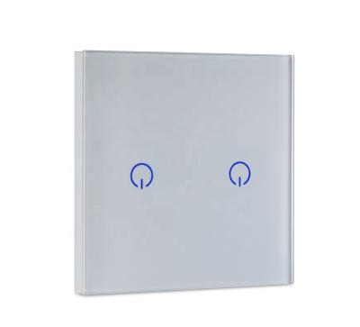 China Good price 2 gang switch commercial/industrial/Hospita/factory smart home general purpose wifi smart switch, smart electrical switch for sale