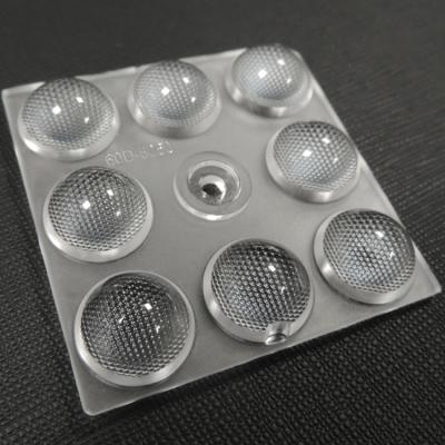 China Street Light Optical Lens 8in1 Led TYPE2 M Concave Mirror 150*90 Degree Led Street Light Lens for sale