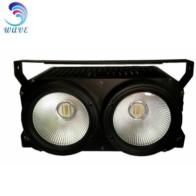 China Performance Stage Lighting 2 *100w DMX Eyes Warm / Pure White COB LED Studio Blinder Lights for sale