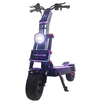 China 13 Inch Big Wheel Escooter 4000w*2 Motors Unisex Maike MKX Dual Motors Fast Speed 60 Volt Electric Scooter for sale