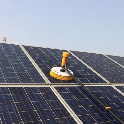 China Máquina de limpieza solar con batería de litio automática con una sola cabeza en venta