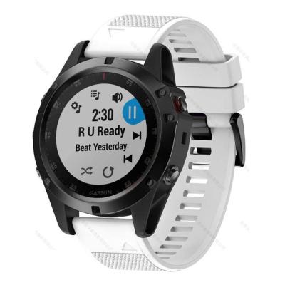 China FIFATA Smart Watch Rubber Band Strap For Garmin Fenix 6 6S 6X 5X 5 Forerunner 5S 3 3HR 935 Quick Release 945 Strap Silicone Strap for sale
