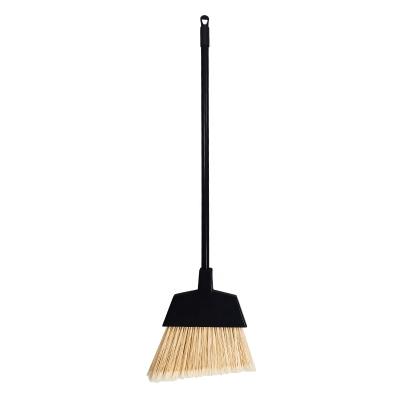 China Household Factory Price 48 Inch Angle Broom Heavy Duty Plastic Head For Outdoor Concrete Garden Road Household Dust Cleaning for sale