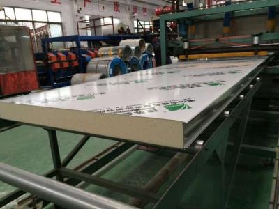 Китай PPGI гальванизировало стальную панель сэндвича PU холодной комнаты 40kg/M3 продается