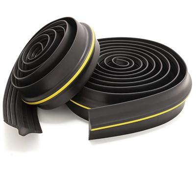 China Garage Door Seal Strip Weatherproof Strip Rubber Diy Weather Stripping Replacement Not Include Sealant/Adhesive (Black) for sale