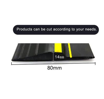 China Garage Door Seal Strip 80*14mm Weatherproof Strip Rubber Diy Weather Stripping Replacement for sale