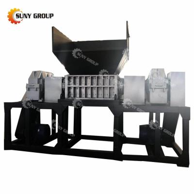 China Video Technical Support After Service Double Shaft Plastic Recycling Shredder Machine for sale