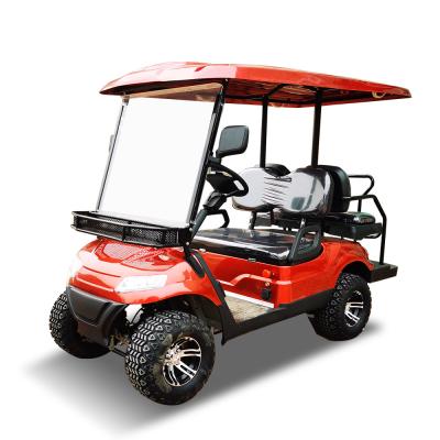 China New Energy Electric 4 Passenger Golf Cart With Lithium Battery for sale
