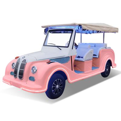 China 8 Seater Sightseeing Club Car Customized New Designed Electric classic Golf Carts CE Approved for sale