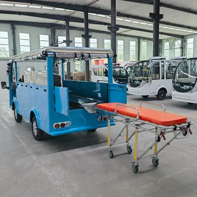 China Ein 6-sitziger Lithium-Batterie-Elektro-Bus wurde in einen Krankenwagen für Krankenhäuser umgewandelt zu verkaufen