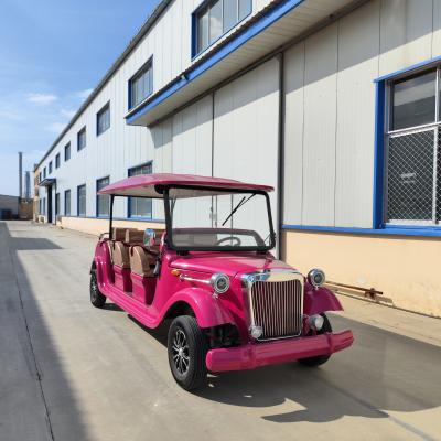 China 6 + 2 Sitzplätze Klassiker Retro-Elektro-Cabrio Vintage-Auto Lithium-Batterie anpassbare Farbe und Türen eingebaute Klimaanlage zu verkaufen