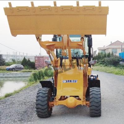 China 4 Wheel Drive Compact Wheel Loader Tire 20.5-16 Bucket 0.6-1.0m3 for sale