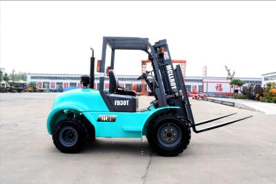 China Easy-To-Use Diesel Four-Wheel Drive Forklift Truck Working Pressure18.5 Mpa en venta