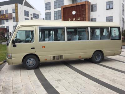 China 29 seats used Toyota diesel coaster bus left hand drive engine 6 cylinder japan coaster bus toyota 26 passenger bus for sale