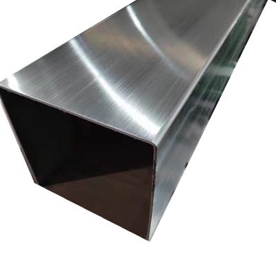 China Welded Affordable Variable Diameter Pipe 201 Stainless Steel Pipe SUS304 Full Decoration Stainless Steel Square Pipe Construction Accessories for sale