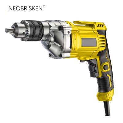 China NEOBRISKEN High efficiency all copper motor plug-in hand-held electric drill 3C certification 13mm power hand drill tools N108 for sale