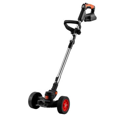 China Anti-slip NEOBRISKEN power lawn mower with foldable telescopic rod Lithium electric cordless lawn mower with optional auxiliary wheels for sale