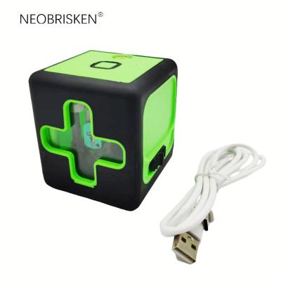 China NEOBRISKEN Strong Light Line Casting Instrument Green Light High Precision Outdoor DIY Laser Level 12 Lines 3d Self-leveling 360 73*65*73MM for sale