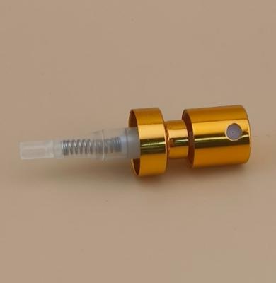 China Yellow Alum Button Fine Crimp Sprayer Big Housing K402-1 for Perfume for sale