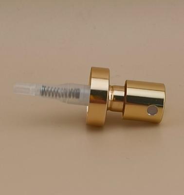 Chine Bouton d'aluminium d'or pulvérisateur de crimping fin à vendre