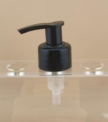 China Customized Black Lotion Pump Screw Ribbed K201-9 for Skincare CRC Possible for sale