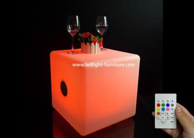 Cina I multi colori hanno condotto l'altoparlante di Bluetooth, l'altoparlante senza fili acceso 50*50*50 cm di Bluetooth del cubo in vendita
