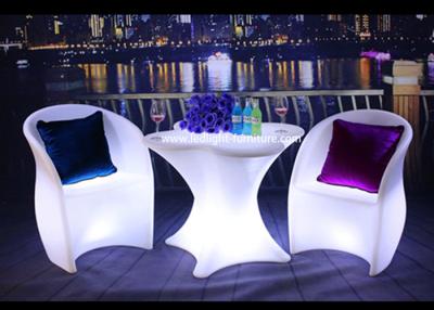 Chine Meubles extérieurs de piscine de PE avec des couleurs adaptées aux besoins du client par éclairage de LED à vendre