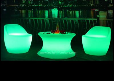Chine Type lumineux table basse de meubles de LED mise avec la lumière rechargeable de RVB à vendre