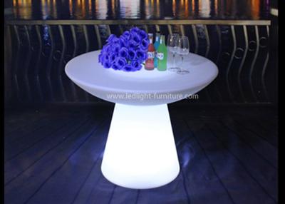 Chine Le Tableau de cocktail formé par champignon du patio LED, commercial imperméabilisent allument la table basse à vendre