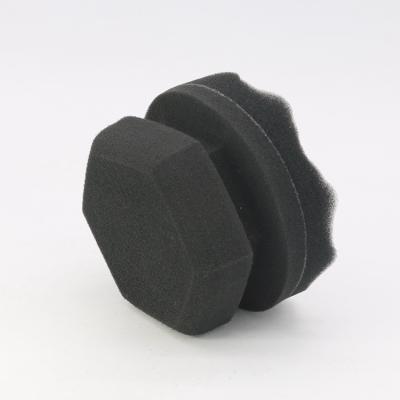 China Sponge Car waxing sponge cleaning sponge wheel sponge with handle for sale