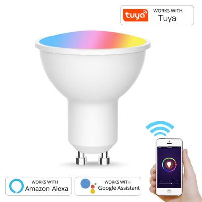 Китай GU10 RGB+CCT Intelligent Light Bulb 4.5w 2700-6500K App Remote Control продается
